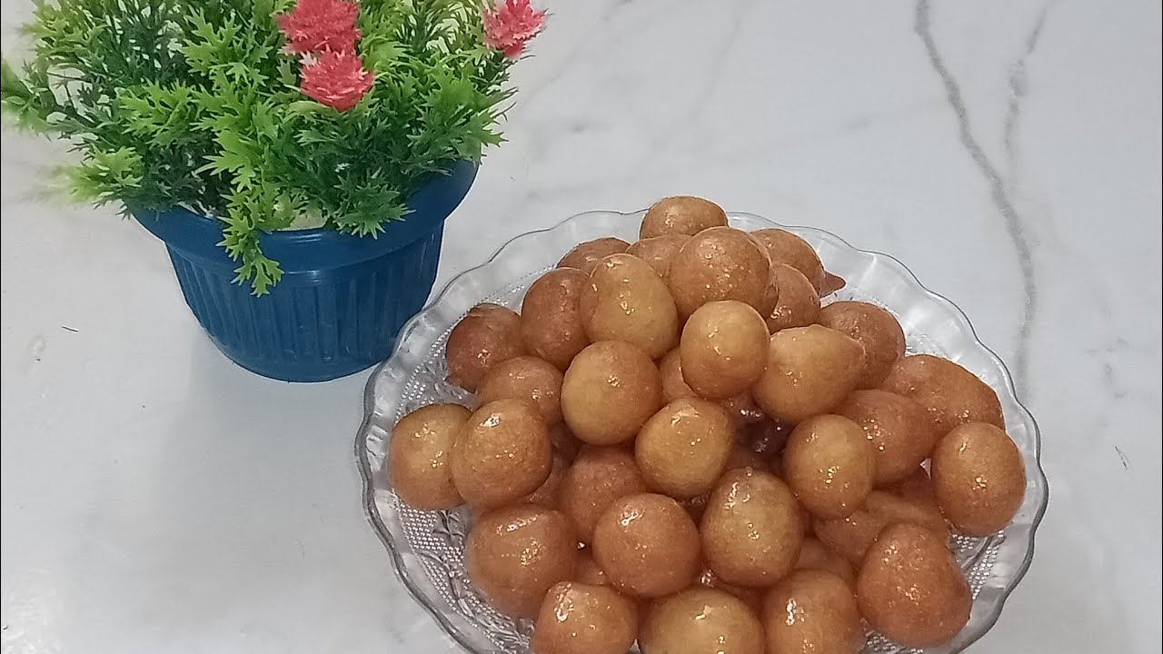 طريقة عمل الزلابيه او لقمة القاضي ومقرمشه ولذيذه 😋