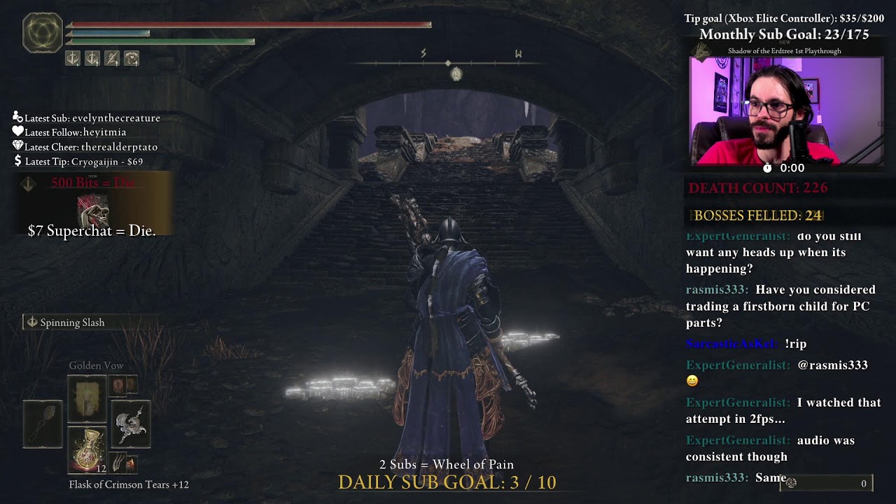 Can we make it to Consort Radahn? Elden Ring DLC 1st Play! (!run, !bosslist, !bitmenu)