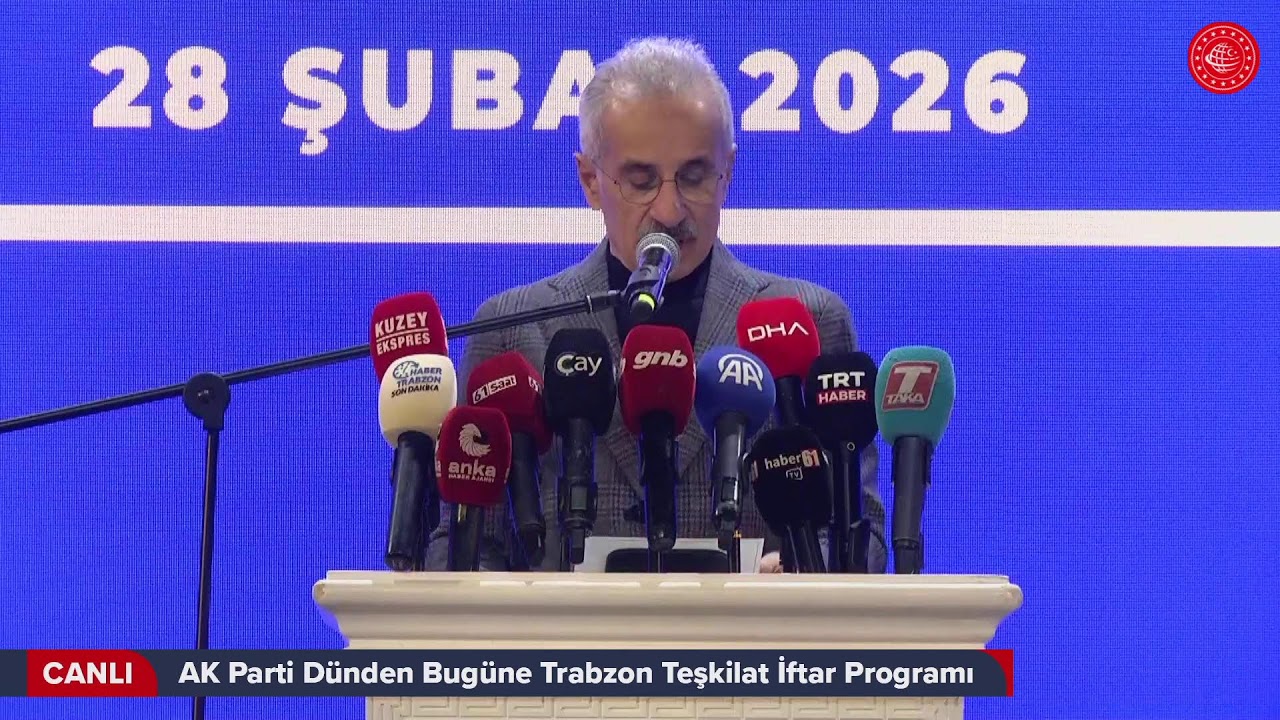 #Canlı | AK Parti Dünden Bugüne Trabzon Teşkilat İftar Programı