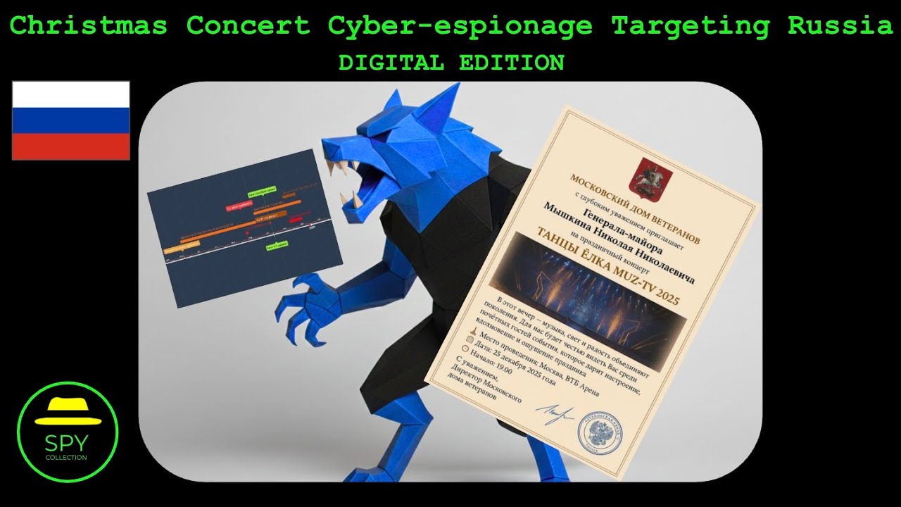2025 Christmas Concert Cyber-espionage Operation Targeting Russia