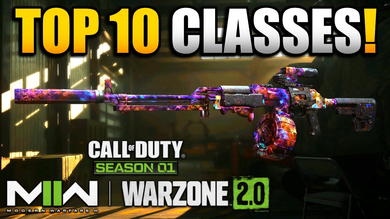 Top 10 Warzone 2.0 Classes Right Now! | Best Weapons to Get in Your Loadout