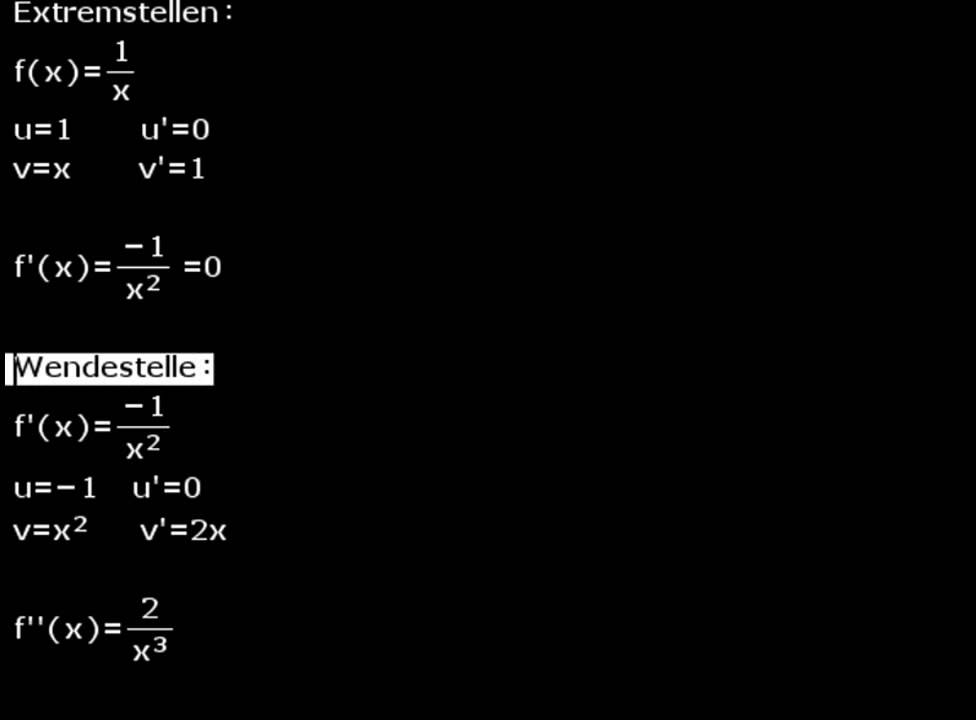 Gebrochen rationale Funktion (Funktionsuntersuchung) - Video 2