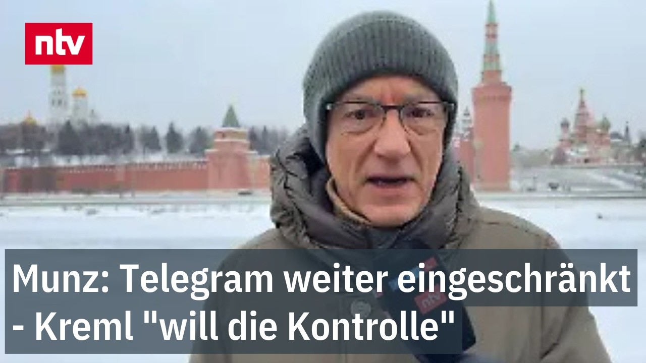 Munz: Telegram weiter eingeschränkt - Kreml 