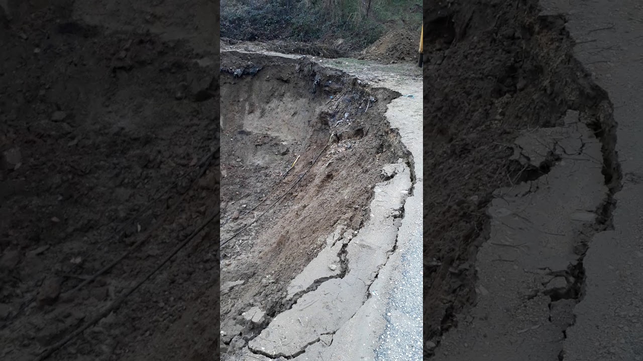 odroni zbog prevelike kise,nikad do sad