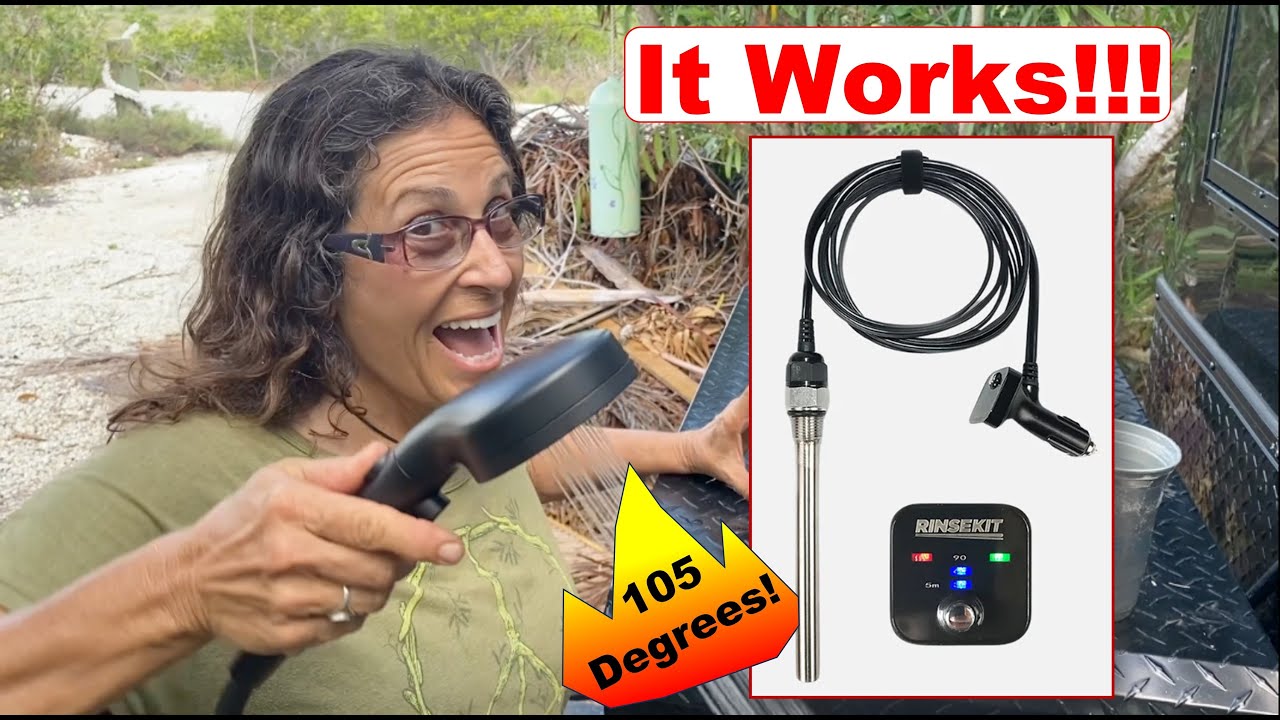 DIY HOT Solar Rooftop Shower! #waterheater #vanlife #camper #solarpower #offgridliving
