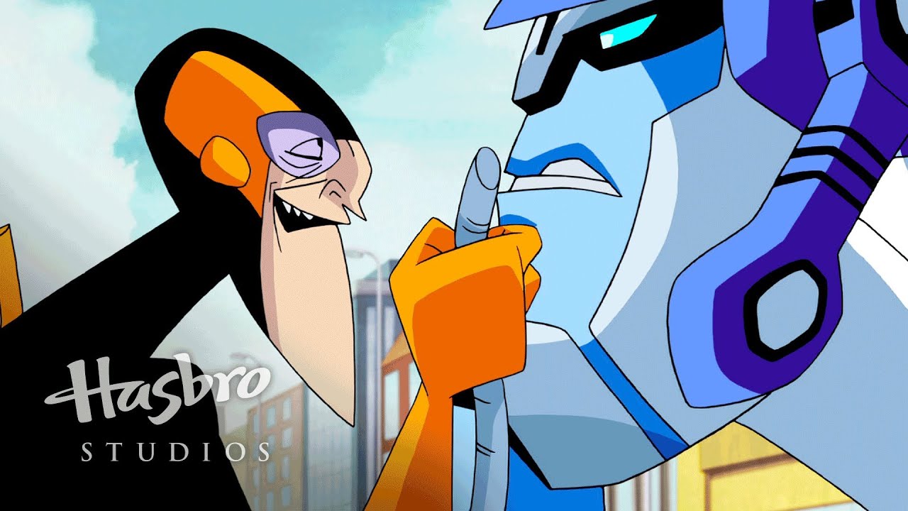 Transformers: Animated - Where'd You Get the Suit? | Transformers Official