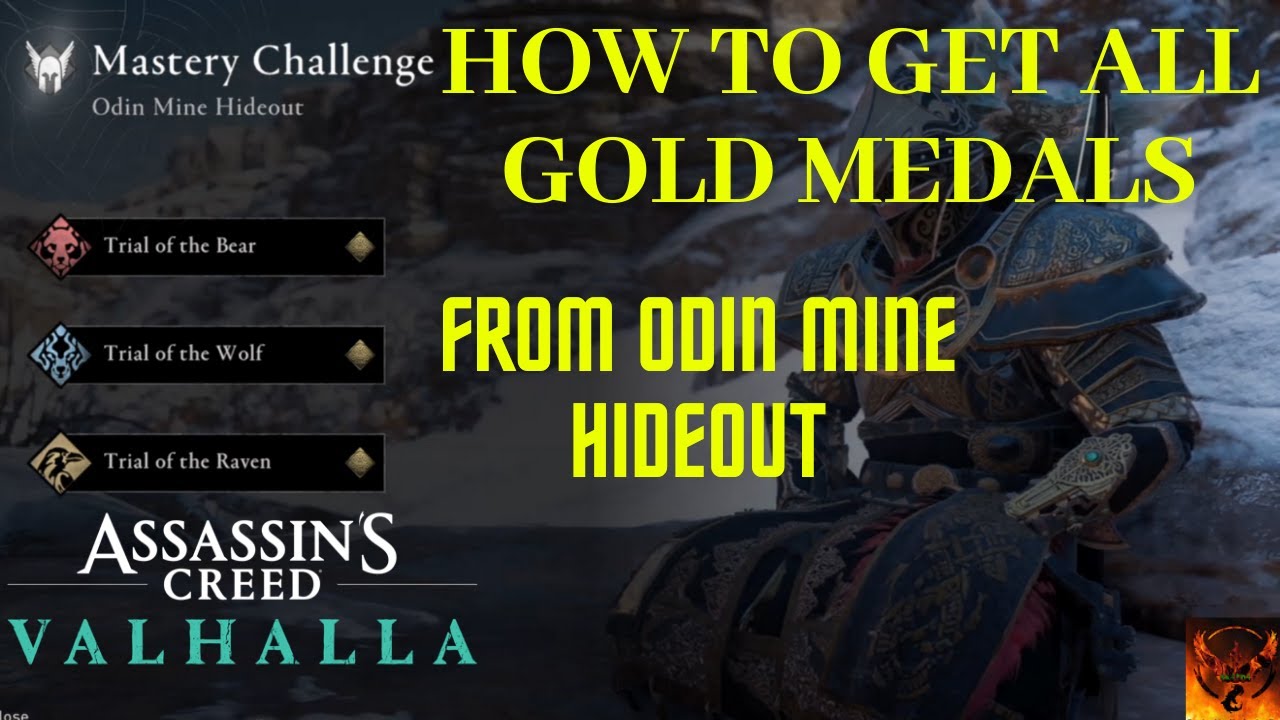 Odin Mine Hideout All Gold Medals Guide Mastery Challenge Assassin's Creed&reg; Valhalla how to get gold