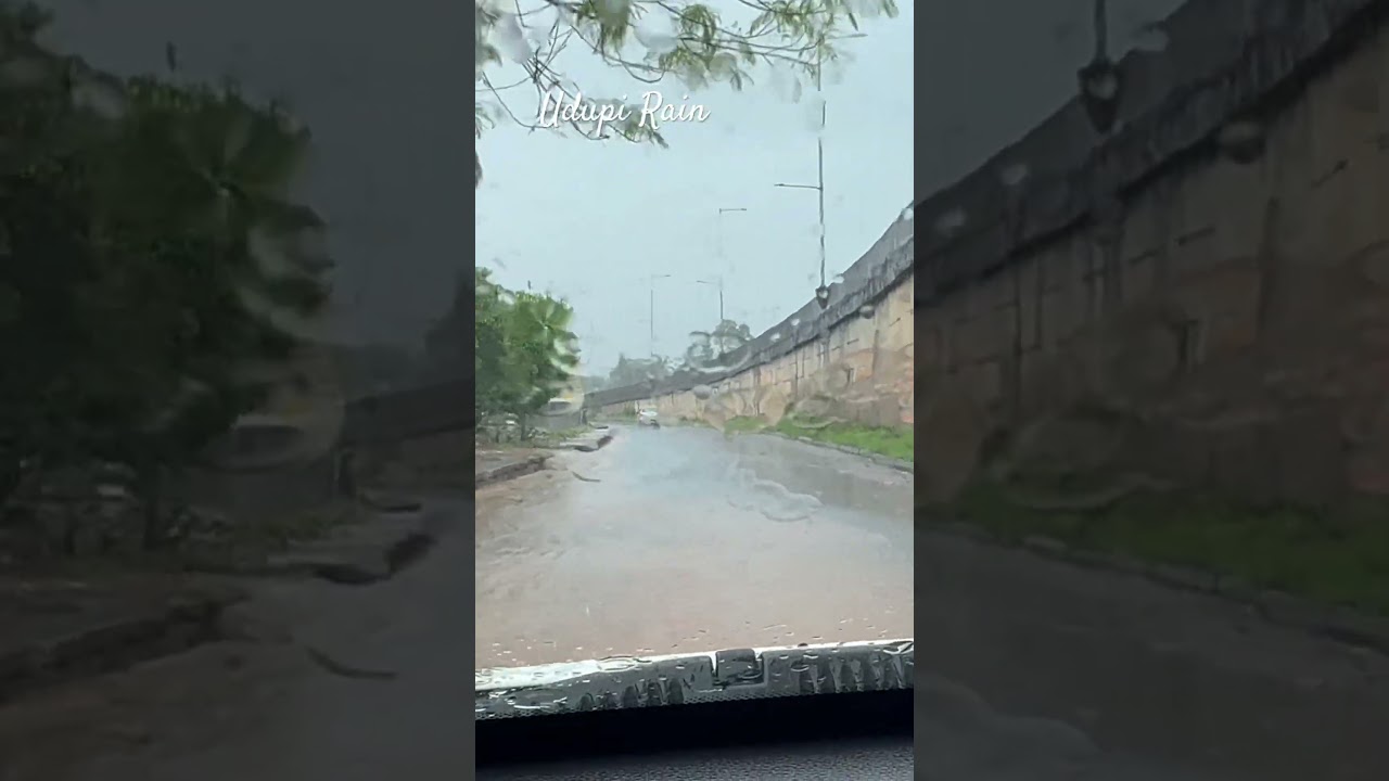 Udupi Rain Fury: Streets Turn Rivers! 🌧️🌊#shendiaries