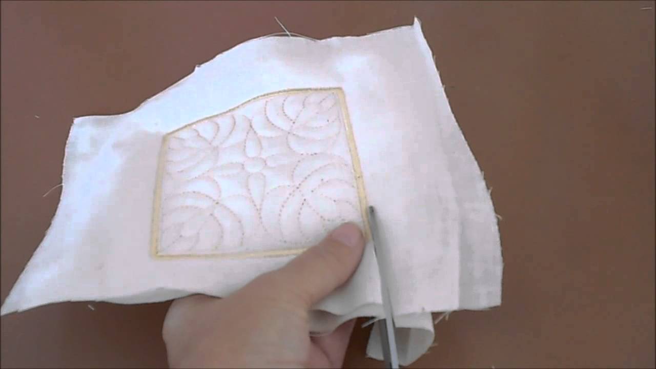 Sew-in-the-Hoop Trapunto Quilt Blocks