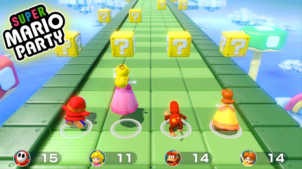 Super Mario Party | All Rhythm Minigames (Normal) [4K] - (Master CPUs)