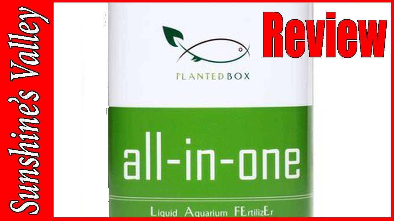 Aquariumplanten voeding - Plantedbox All-In-One - REVIEW | Aquarium Sunshine Valley