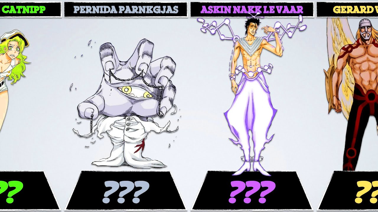 Bleach Sternritter Ranks