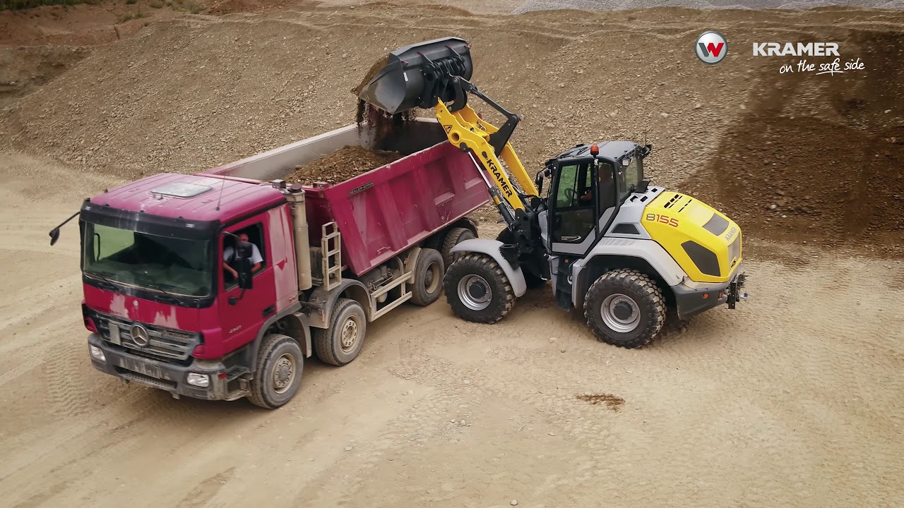 Kramer Radlader 8155 / 8155L: Volle Effizienz im Materialumschlag | DE