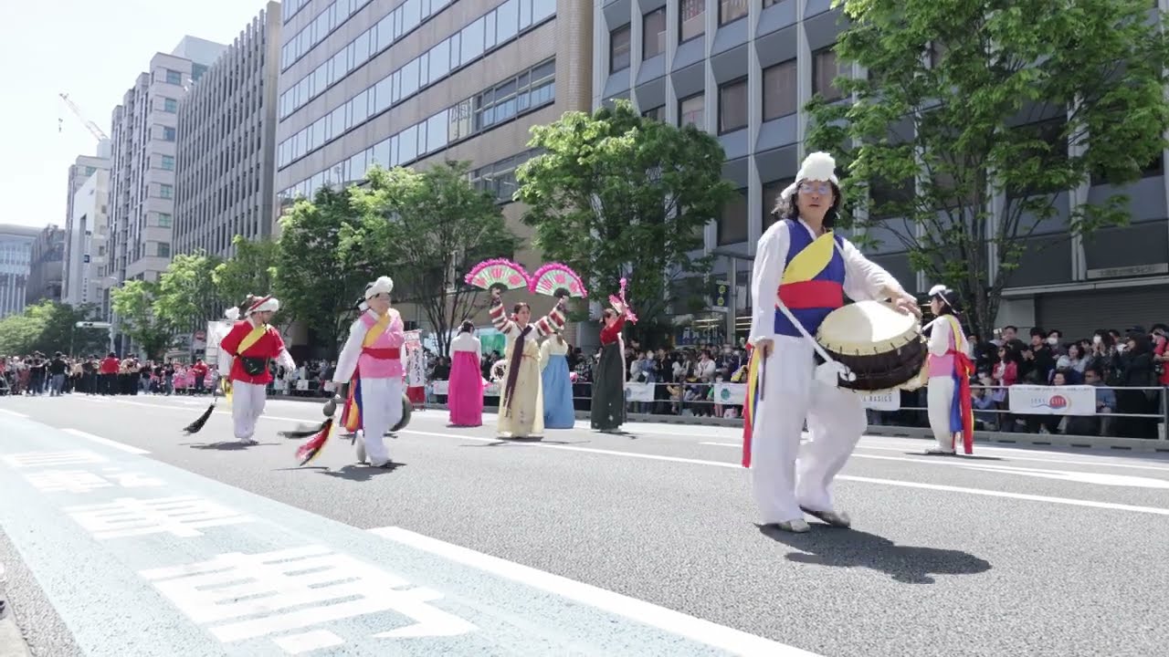 ビビムタ！ チャンゴ教室 第15回はかた駅前どんたくストリート