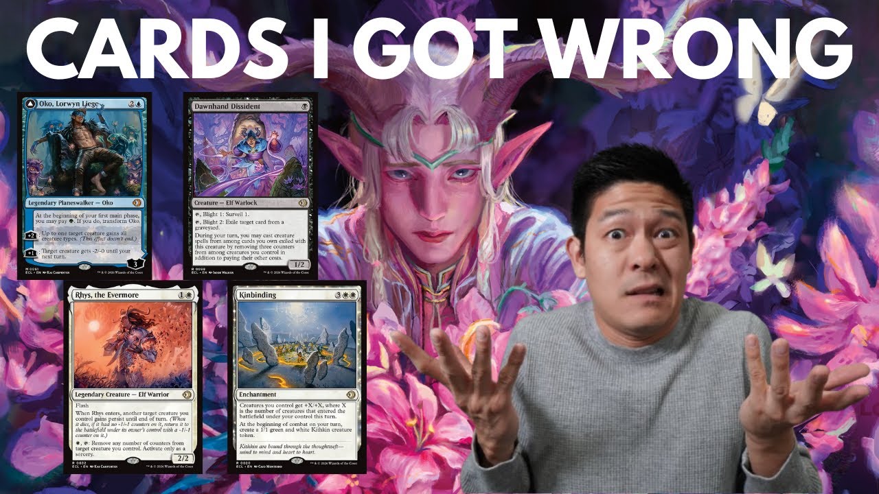 My Overrated & Underrated Lorwyn Eclipsed Cards (Cards I Got Wrong)