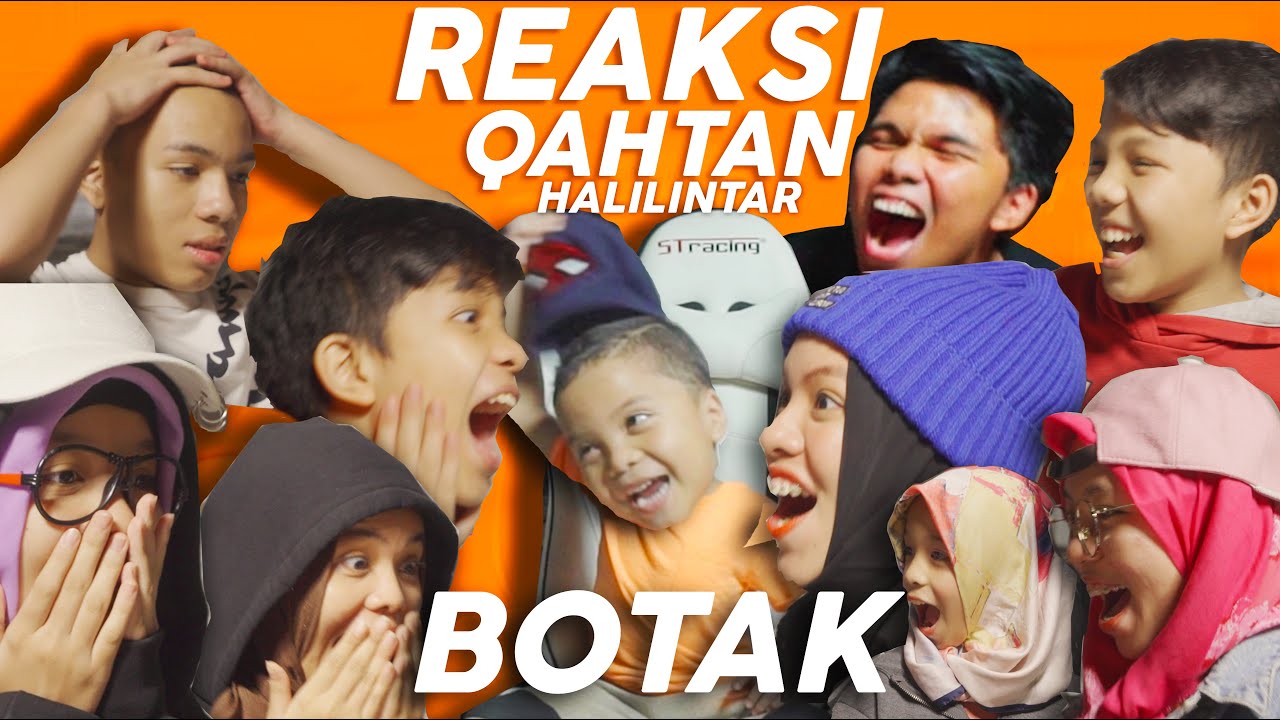 HISTERIS!! REAKSI PERTAMA GEN HALILINTAR QAHTAN DIBOTAK THARIQ