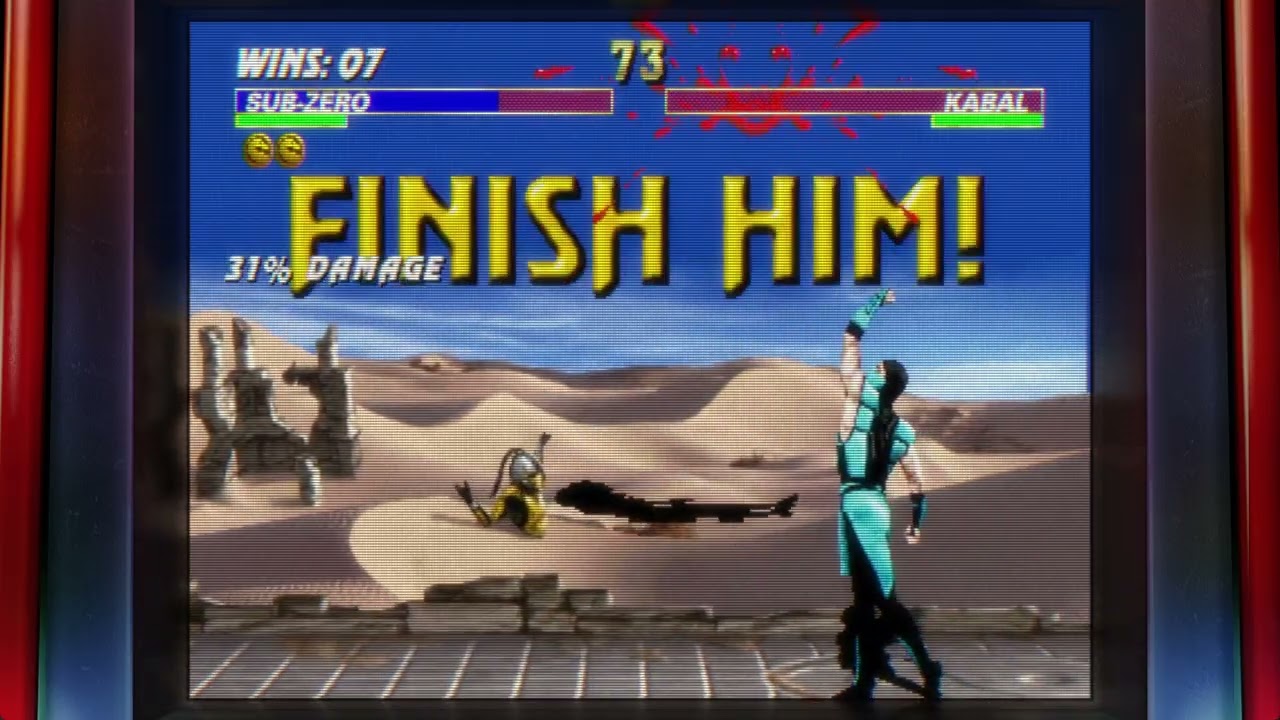 Mortal Kombat  Legacy Kollection umk3 Arcade Sub Zero Run Player 1
