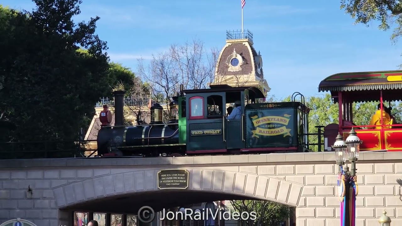 2/20/26 Pre: The Disneyland Railroad: Fred Gurley 3 departs Main Street-2