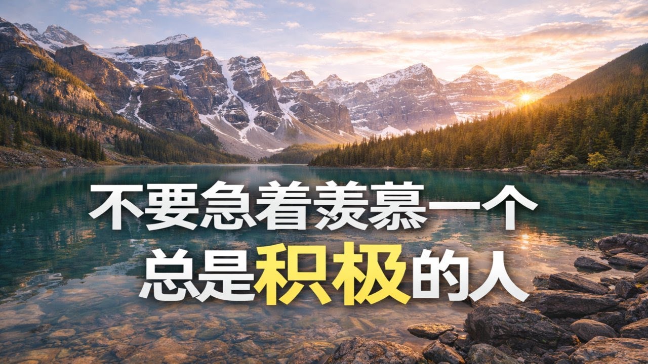 不要急着羡慕一个总是积极的人 I Awakening Journey