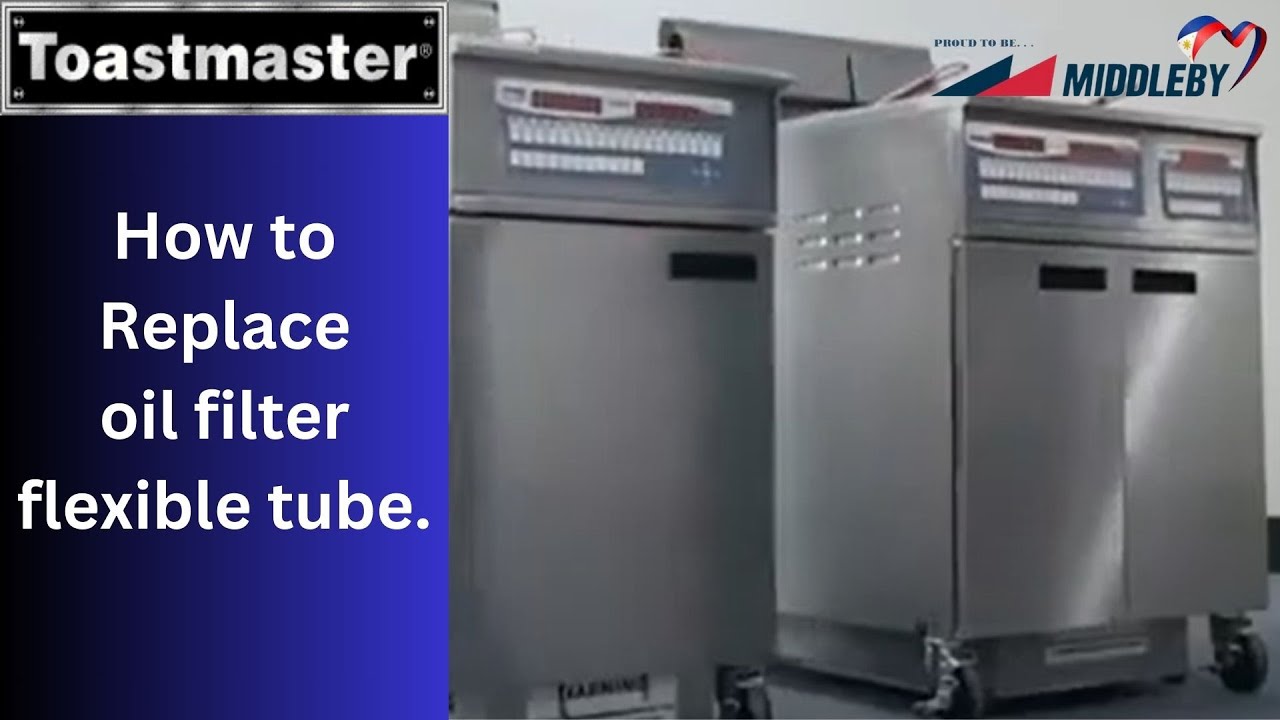 HOW TO REPLACE OIL FRYER FILTER FLEXIBLE TUBE.  DIY