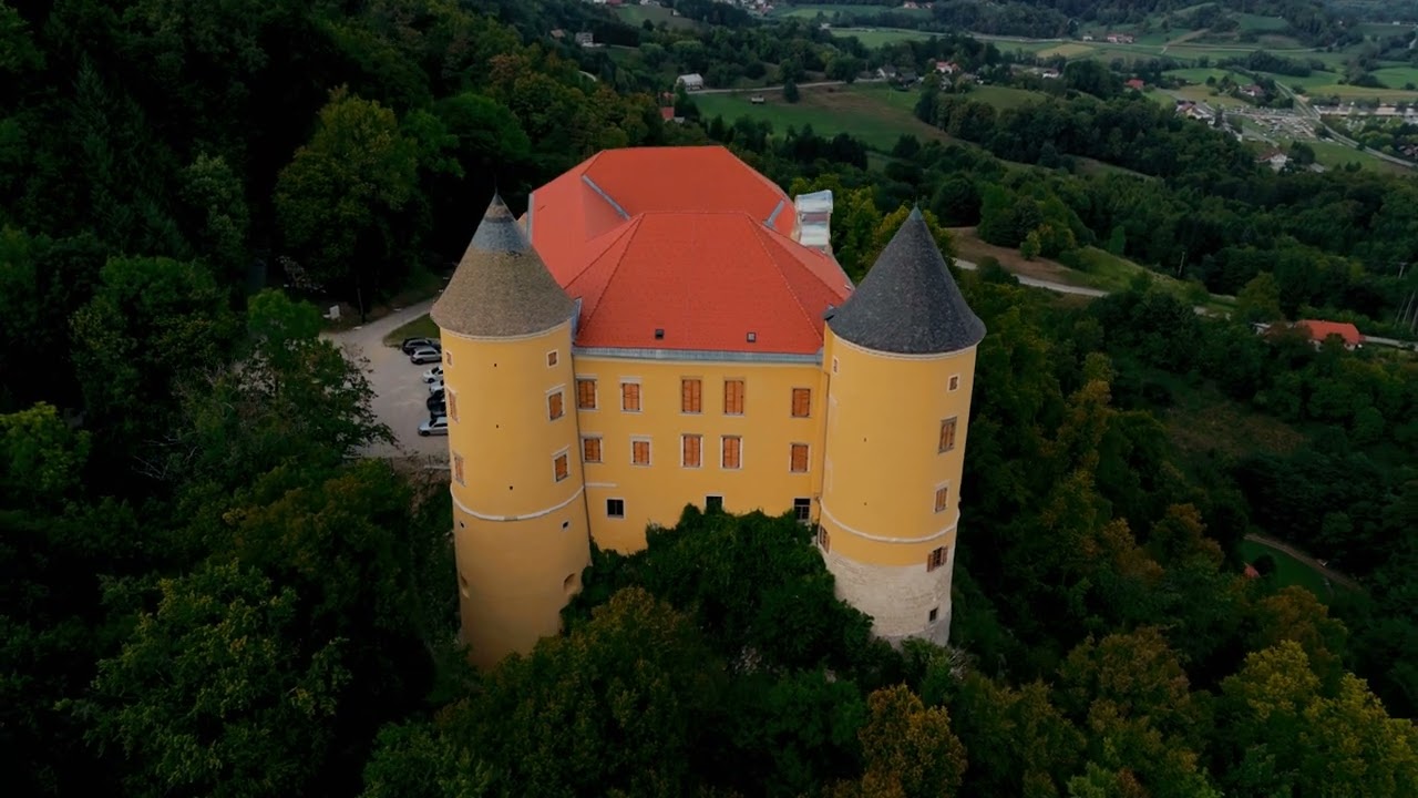 “Podčetrtek Castle from Above | Stunning 4K Drone Footage of Slovenia”