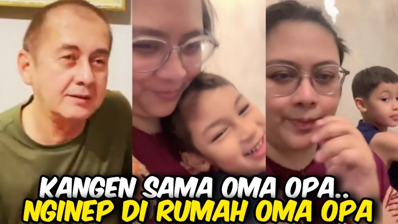 MASYAALLAH ‼️KIANO DAN KENZO NGINEP DI RUMAH OMA OPA, KANGEN OMA - OPA @galerikiano 