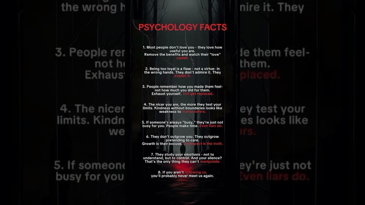 7 Brutal Psychology Facts They Don&rsquo;t Want You to Know&rdquo;