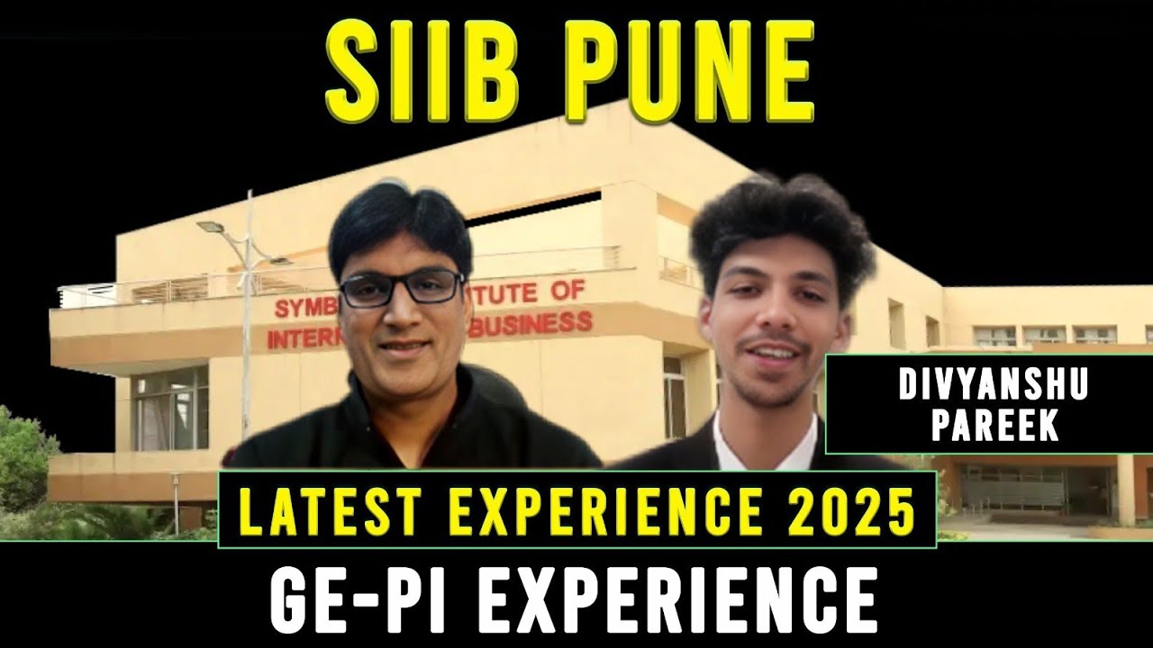 SIIB Pune Latest Personal Interview Experience & Group Exercise 2025 | Divyanshu Pareek
