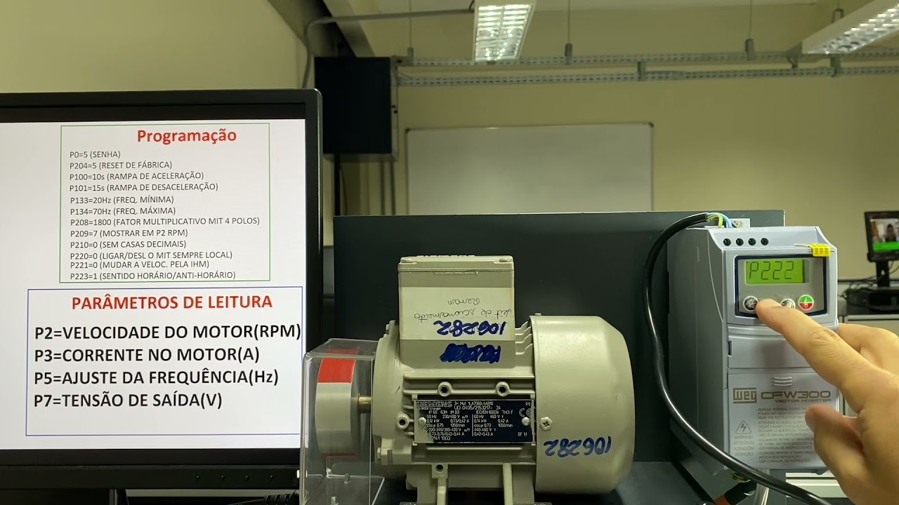 Inversor de Frequência CFW-300 WEG - Exemplo 1