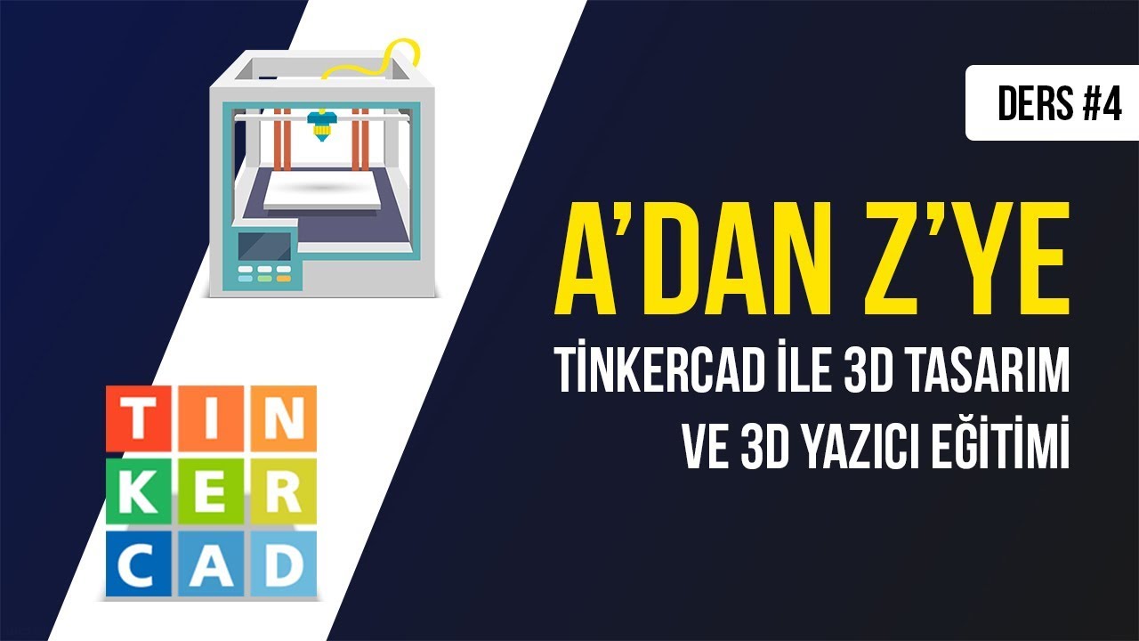 TİNKERCAD TASARIM EKRANI VE PANELLER (Tinkercad Design Screen and Panels) - Tinkercad Ders #4