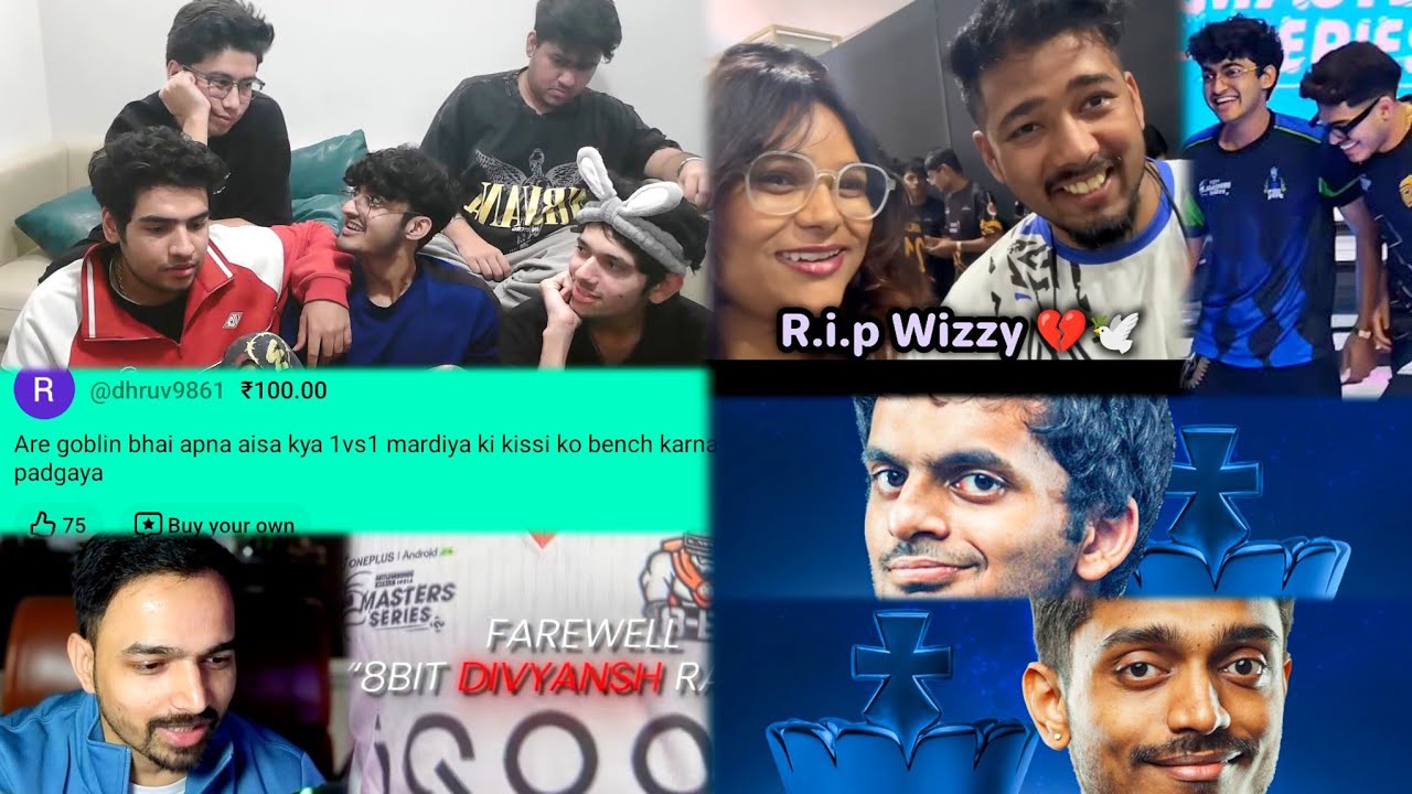 Goblin Nakul Defend Jonathan 🥹💔 8Bit Farewell 🙆🏻‍♂️ Mortal Mom 🔥Wizzy Rip How 🕊️Mamba,Manya,Saumraj