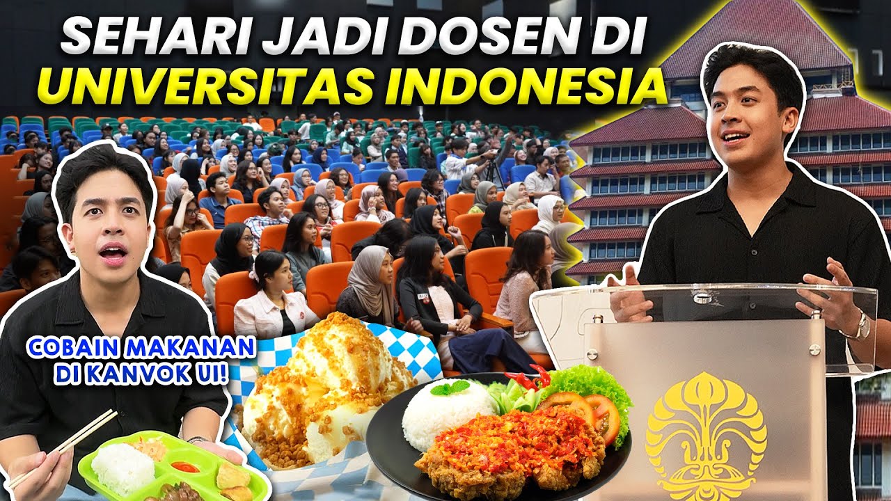 AKU JADI DOSEN DI UNIVERSITAS INDONESIA… + COBA MAKANAN KANTIN VOKASI UI!