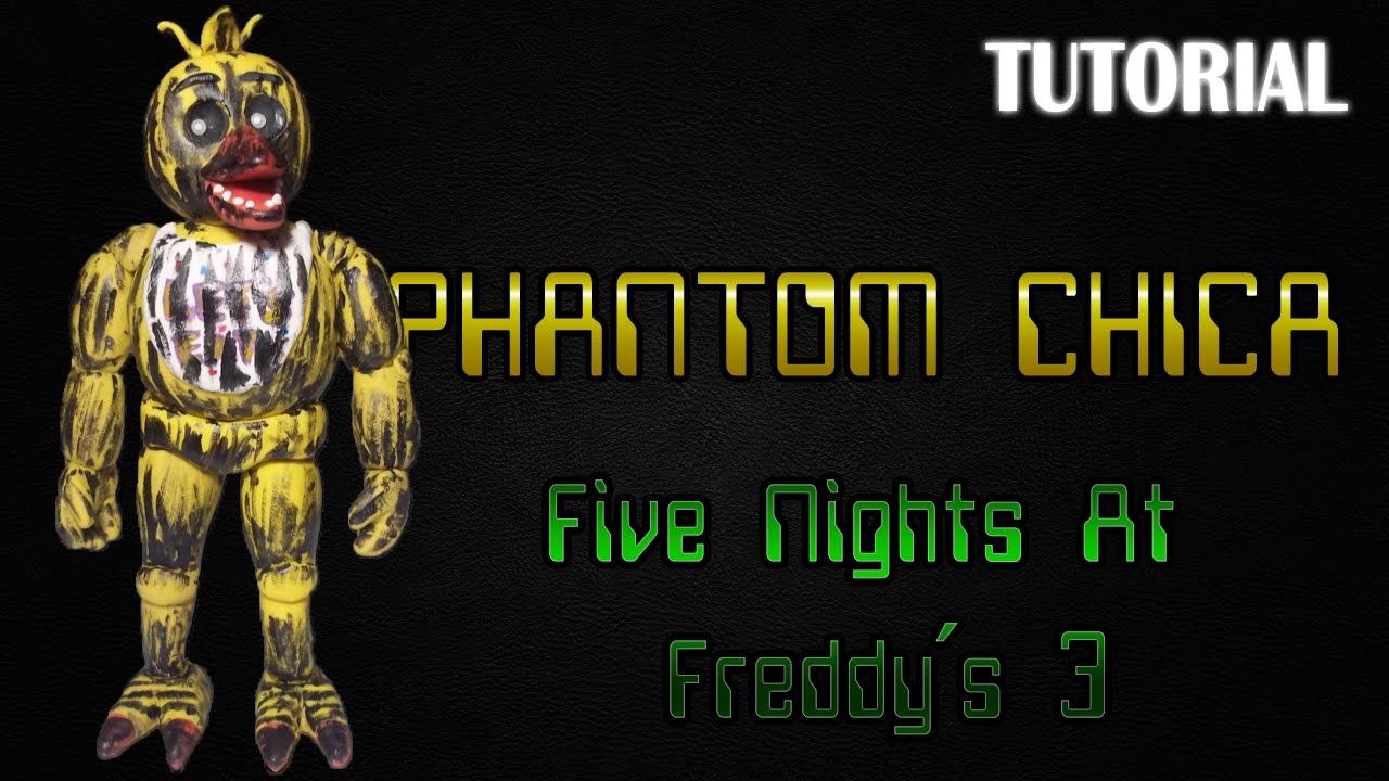 Tutorial Phantom Chica en Plastilina | FNaF 3 | Phantom Chica Clay Tutorial