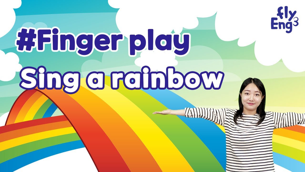 [Fingerplay] Sing A Rainbow | Fingersong | Tomonote | #손유희 | #영어동요 | #율동동요 | 토모노트