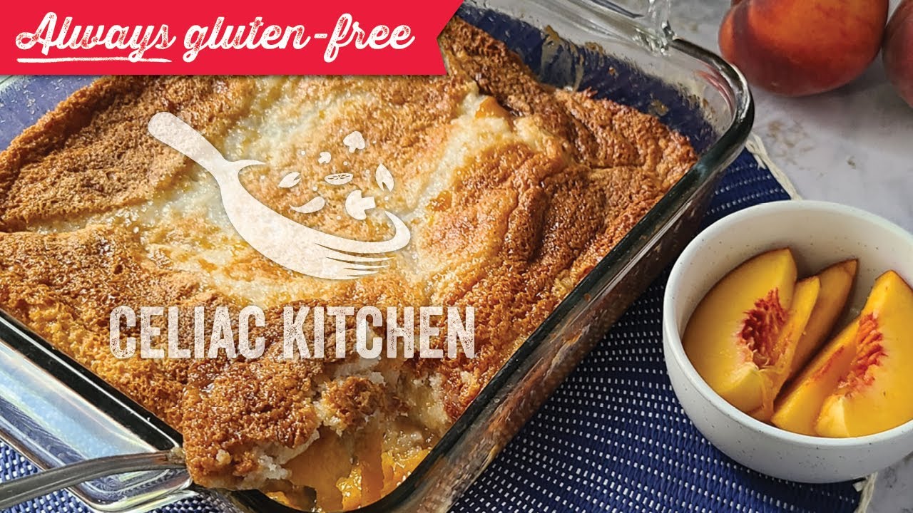 Home-Made Delicious Peach Cobbler Recipe | Gluten Free