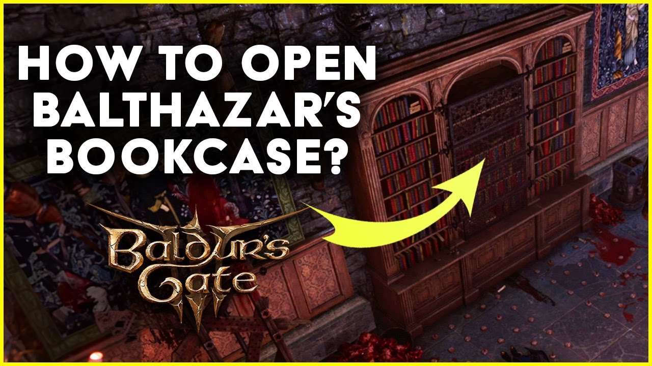 Как открыть книжный шкаф Бальтазара в Башнях Восходящей Луны в Baldur's Gate 3