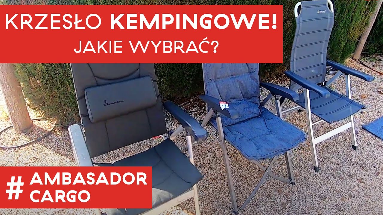 Przegląd kempingowych krzeseł - jakie wybrać? (CarGO!)