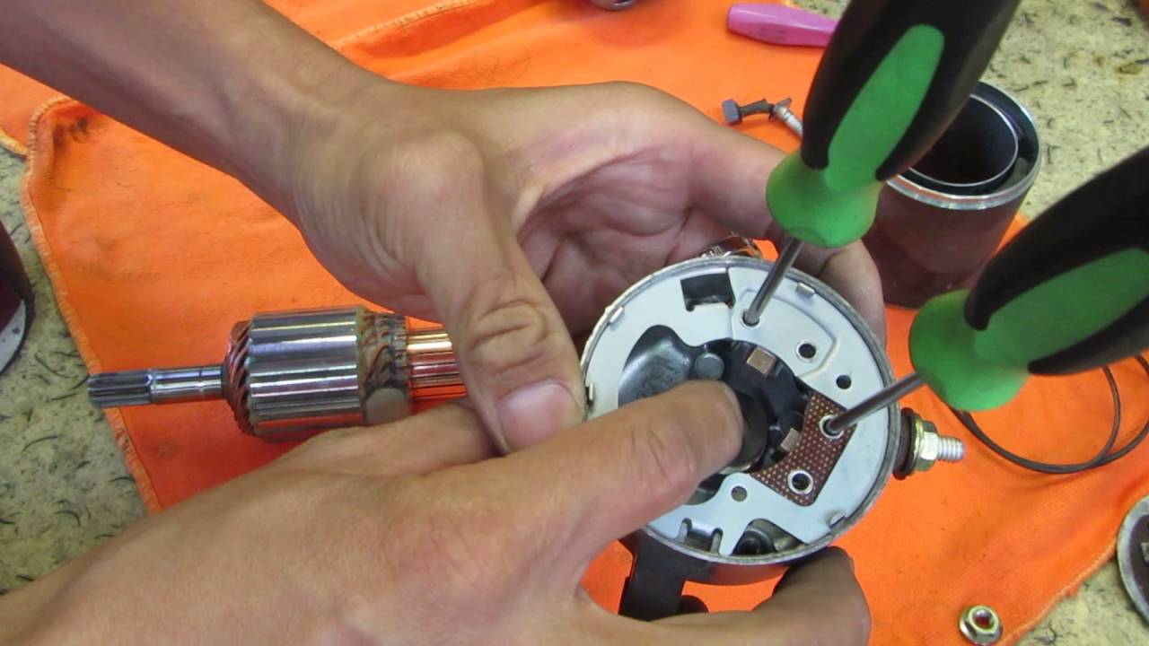 【音声解説付き】セルモーターの組立と動作確認