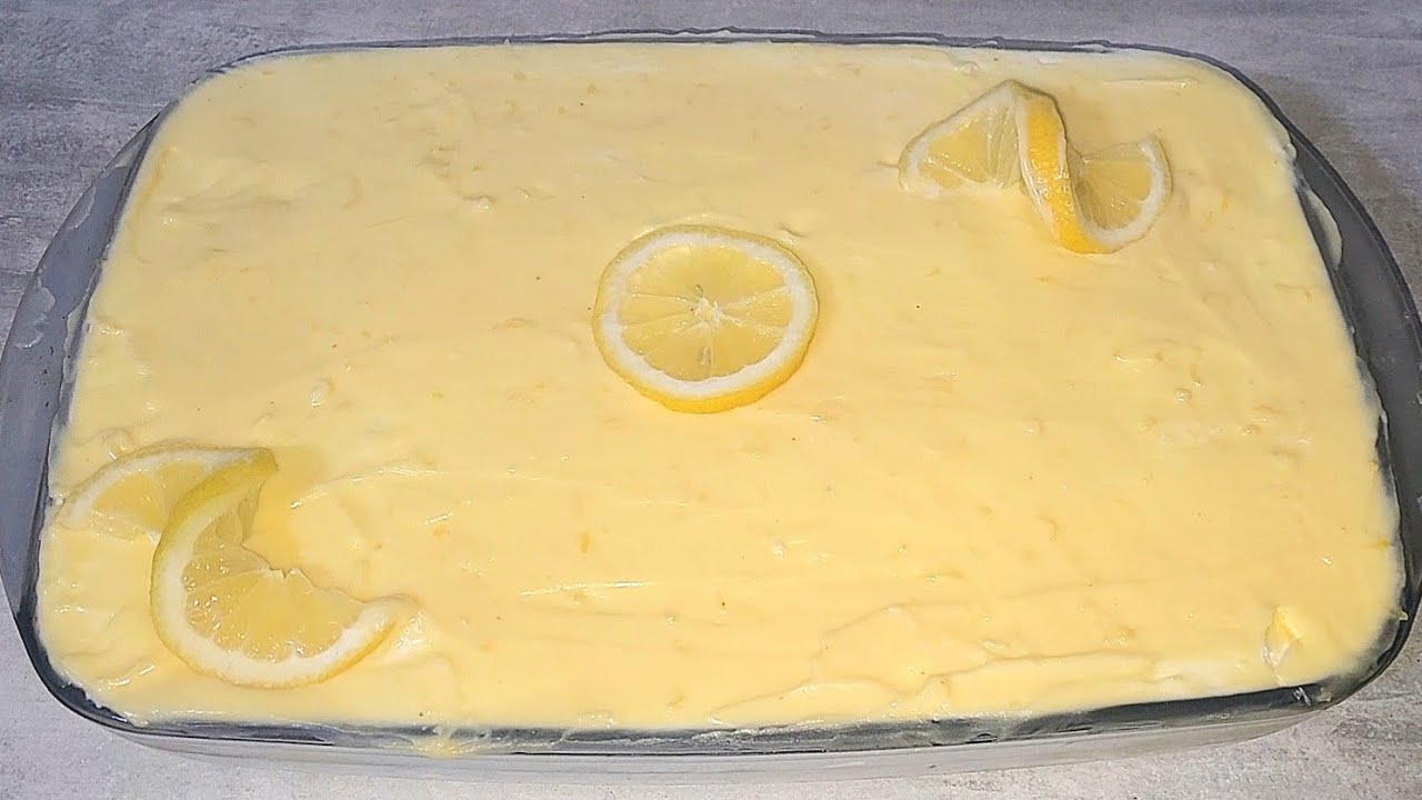 Dessert au citron 🍋 façon TIRAMISU