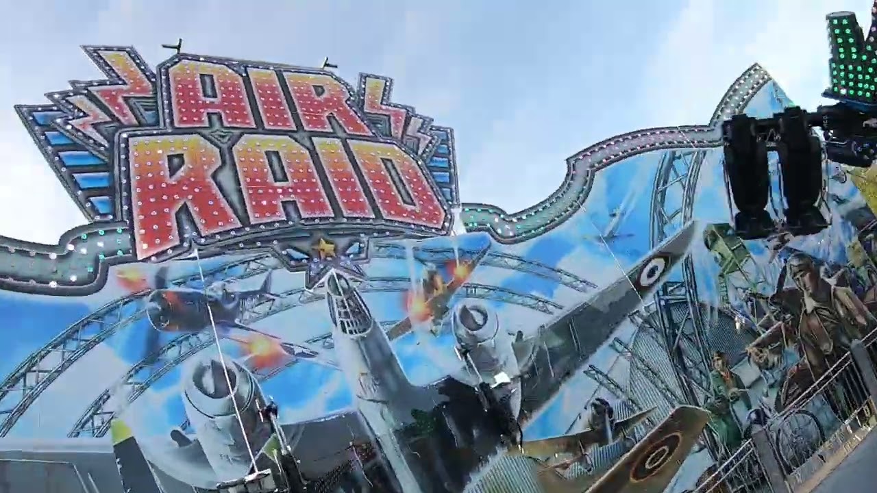 MITCHELL WILMOT AIR RAID 2 (onride) at Wigan Spring Fair 9/5/2024