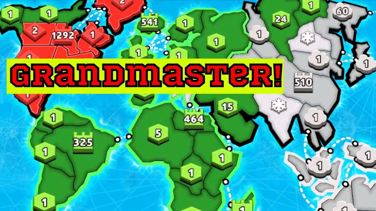 Insane 3 Player Endgame With Grandmaster !  Risk Rank Up Series!