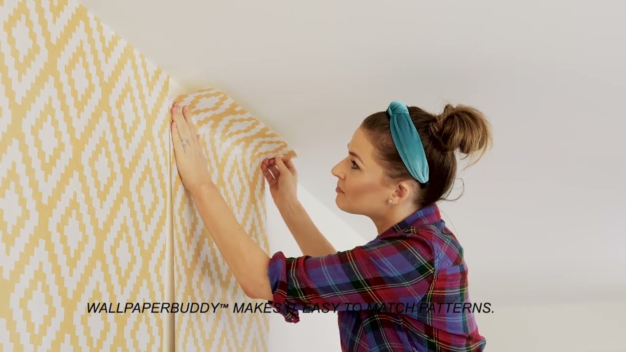 How to Hang Paste The Paper Wallpaper with WallpaperBuddy™ | Wallpaper Hanging Tool