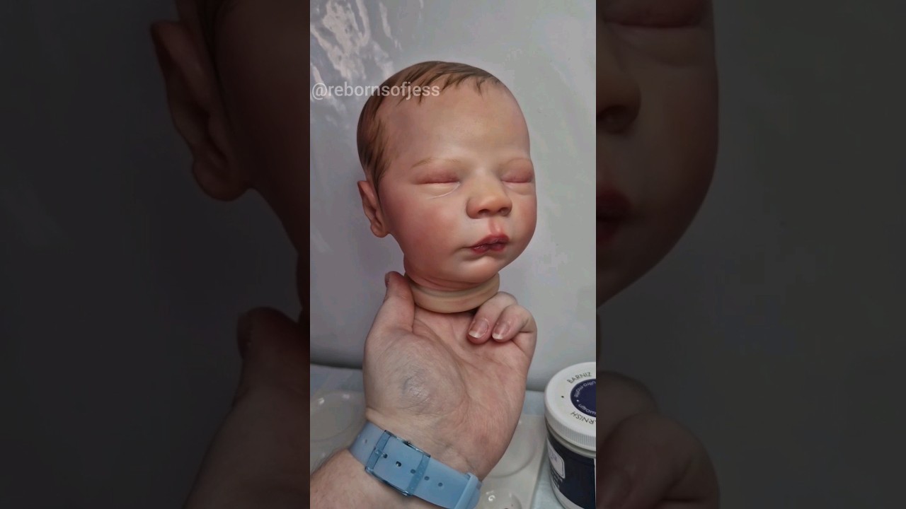 Рисуем настоящего Доминика! #rebornbaby #reborndoll