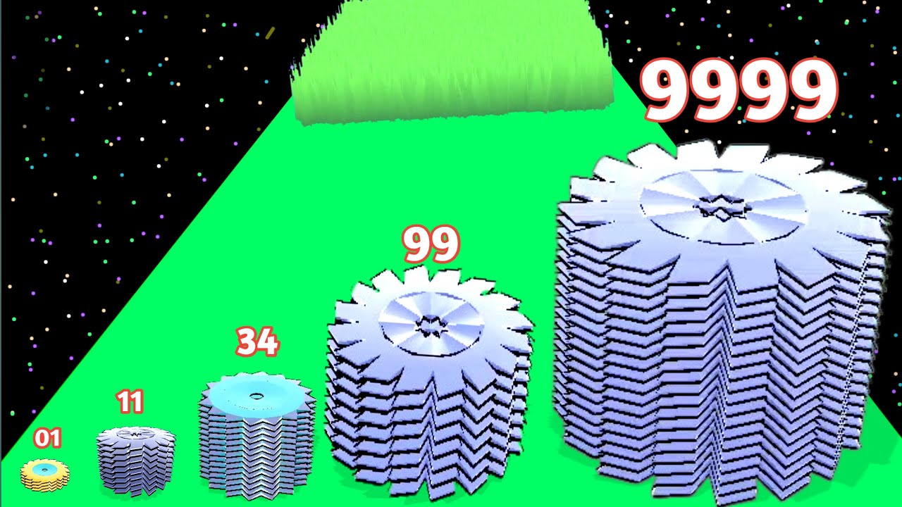 Grinder Run 3D | Satisfying Level Up 😍 | Android Gameplay