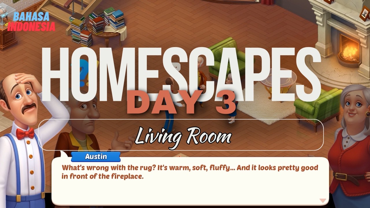 Living Room Day 3 | HomeScapes