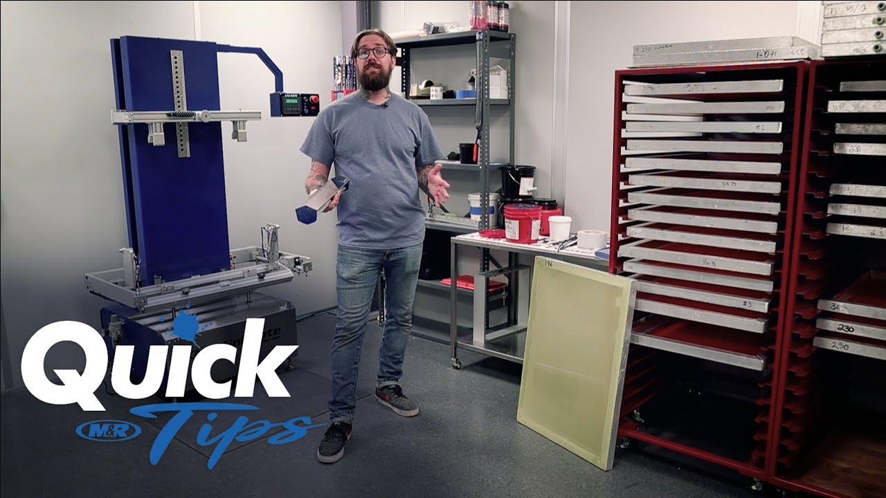 Quick Tip: Three Tips on Coating Screens for Screen Printing
