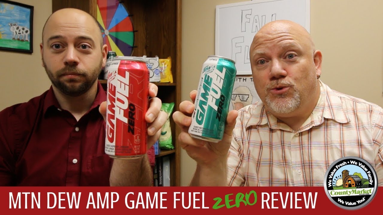 NEW Mountain Dew Amp Game Fuel Zero Review | First Taste Test