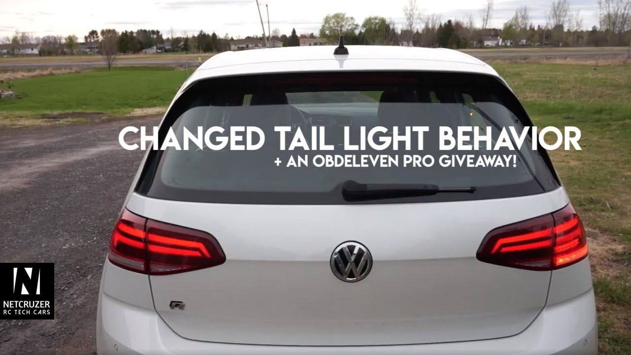 MK7.5 Golf R Tail Lights Coding with OBDeleven PRO! - Netcruzer CARS