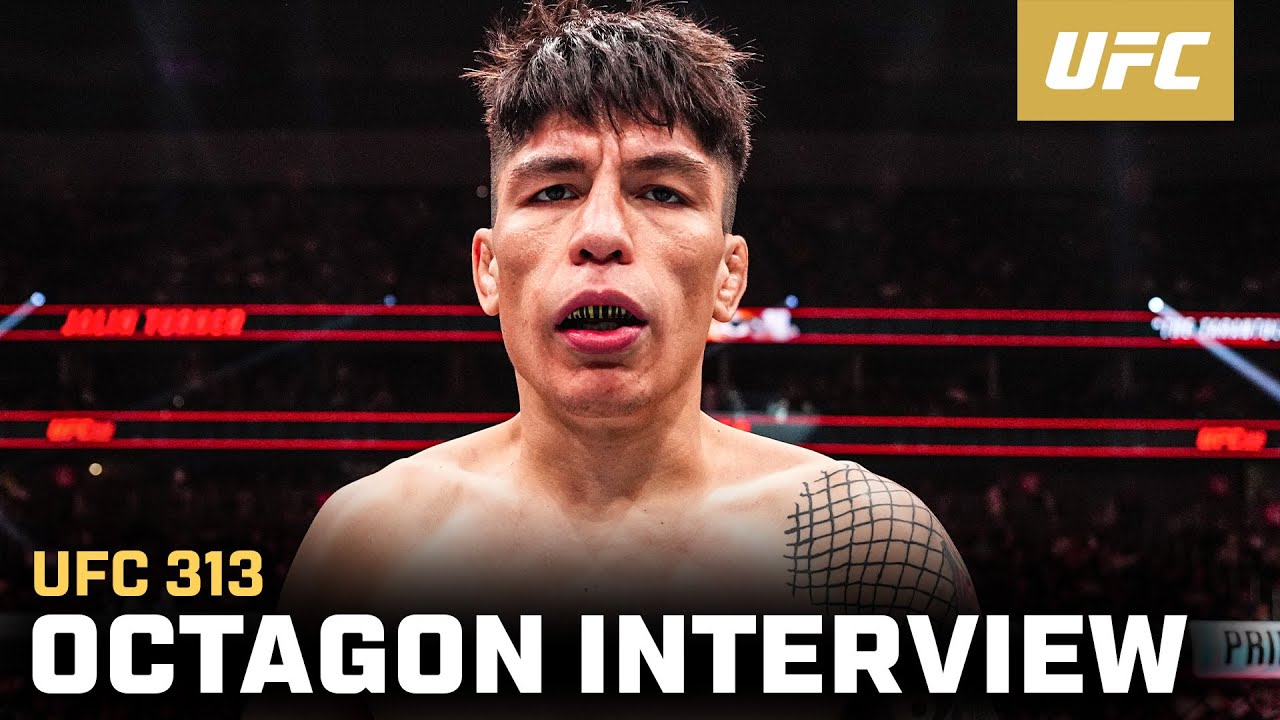 Ignacio Bahamondes Octagon Interview | UFC 313
