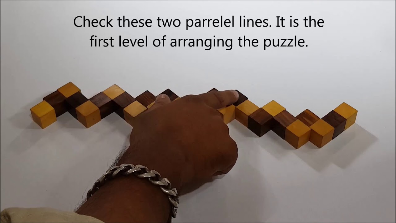 How to arrange snake puzzle by desi karigar